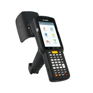 Zebra MC3390xR UHF RFID -mobiilipääte, pistoolikahva ja 38 näppäimen toimintonumeronäppäimistö