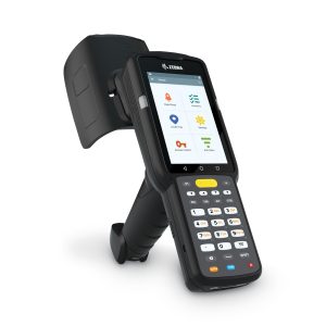 Zebra MC3390xR UHF RFID -mobiilipääte, pistoolikahva ja 29 näppäimen näppäimistö